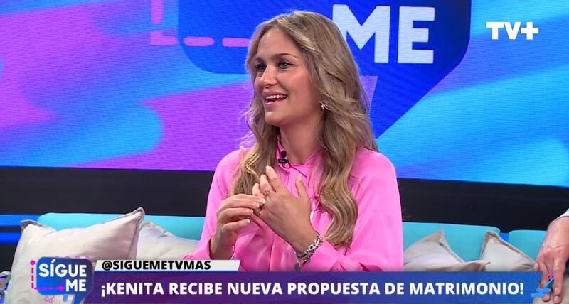 Kenita Larraín hablando de cómo le pidieron matrimonio otra vez.
