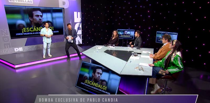 En “Zona de Estrellas”, Pablo Candia reveló que Jorge Valdivia fue visto a los besos con otra mujer, poniendo en peligro su relación con Maite Orsini.