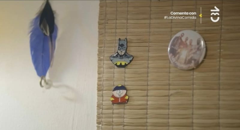 Otros detalles en la casa de Sebastián Longhi. Créditos: Pantallazo CHV