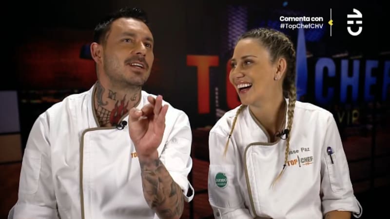 Gissella Gallardo y Mauricio Pinilla se mostraron muy cercanos en "Top Chef VIP".