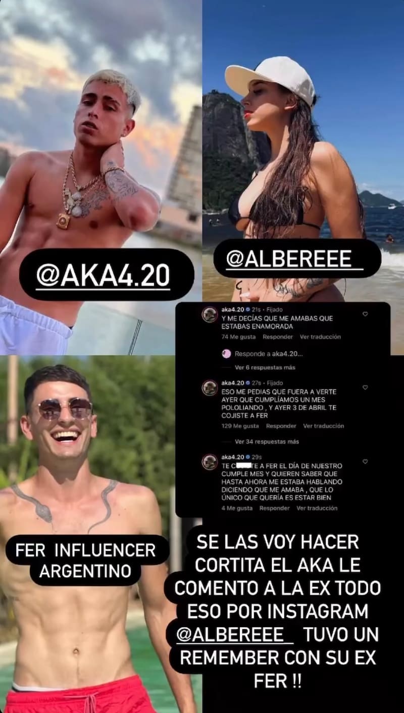 AK4:20 enfrenta a su expareja, Albere