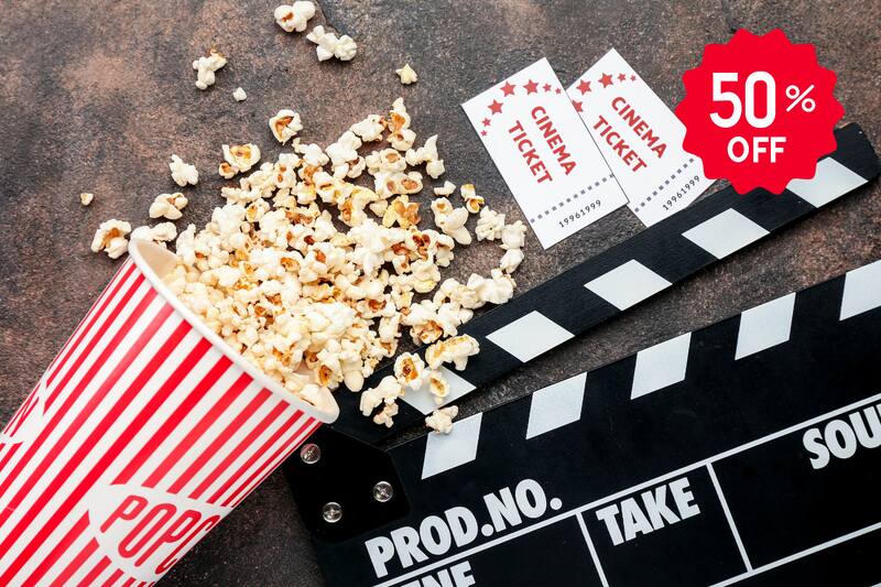 Revisa cómo conseguir esta oferta en entradas al cine.