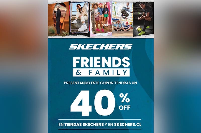 Presentando esta imagen podrás acceder a descuentos en calzado Skechers.