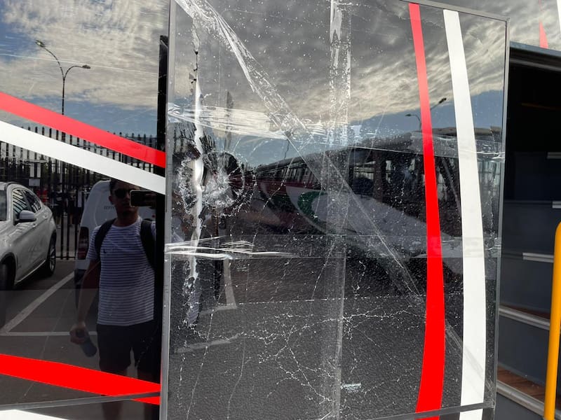 La situación no terminó con heridos.