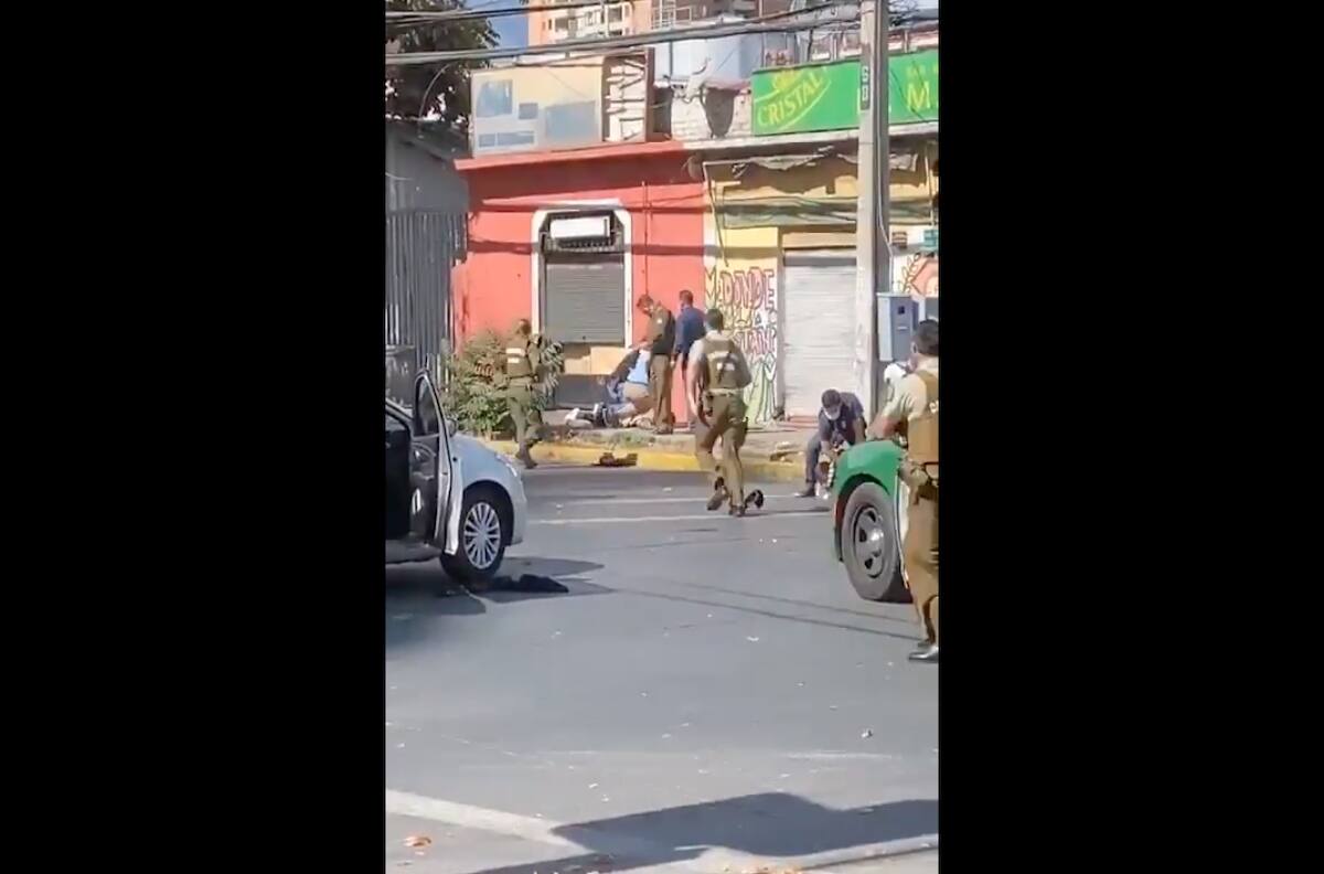 VIDEO: Carabineros se enfrentó a delincuentes en violento operativo realizado en Ñuñoa