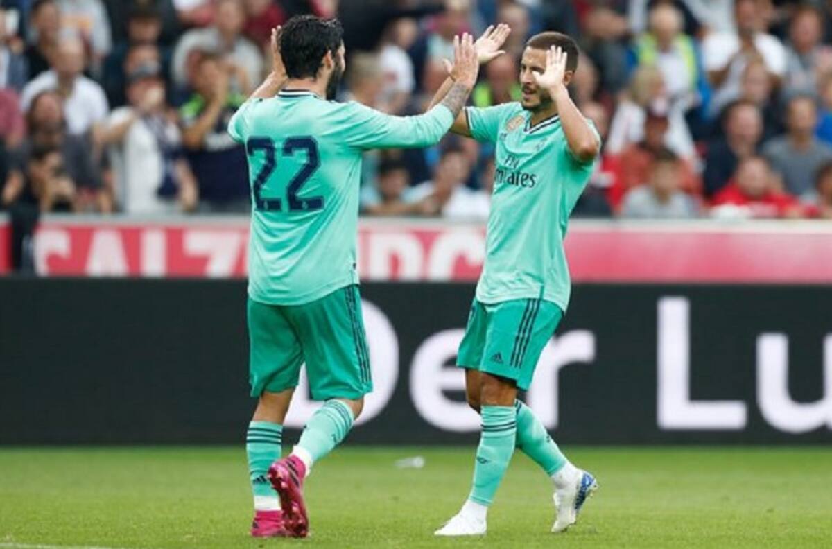 Así fue el primer golazo de Eden Hazard con la camiseta del Real Madrid