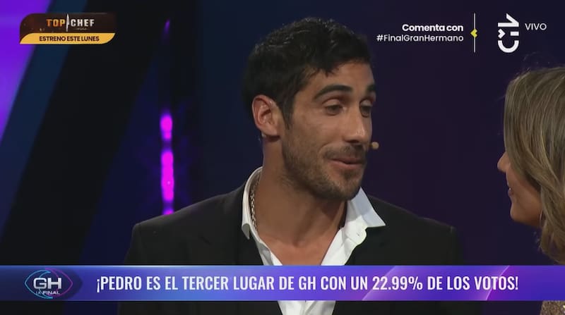 Pedro Astorga quedó en el tercer puesto de "Gran Hermano" Chile.