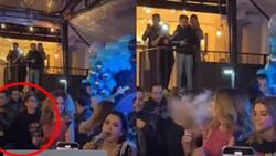 Captan a Galilea Montijo cacheteando a Wendy Guevara durante la fiesta que le organizo