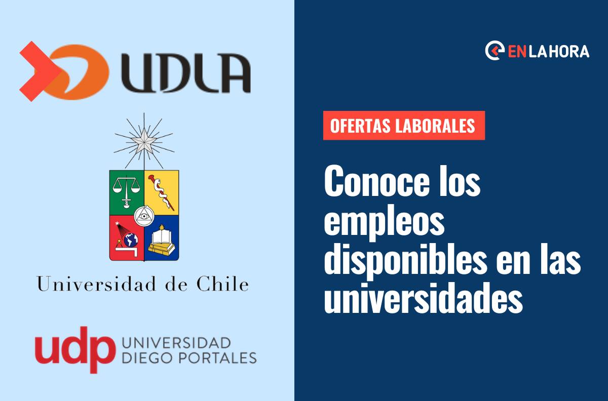 Ofertas laborales: Conoce las universidades que buscan trabajadores y qué empleos ofrecen