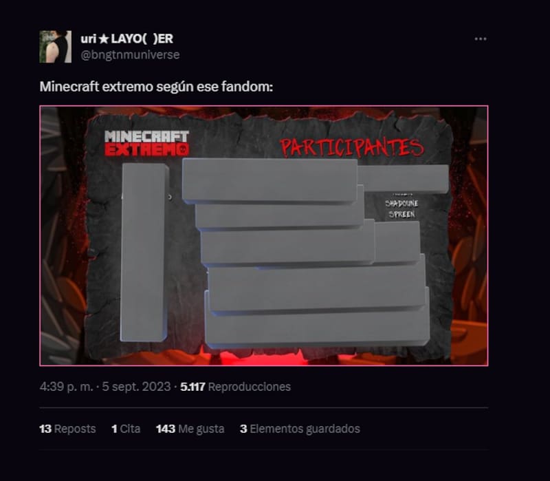Muchos critican directamente a los fandoms por cómo actúan ante esta noticia de Minecraft Extremo.