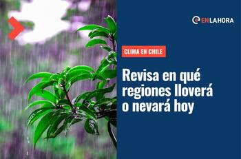 Lluvia y nieve en Chile | ¿En qué regiones del país lloverá o nevará este domingo 28 de agosto?