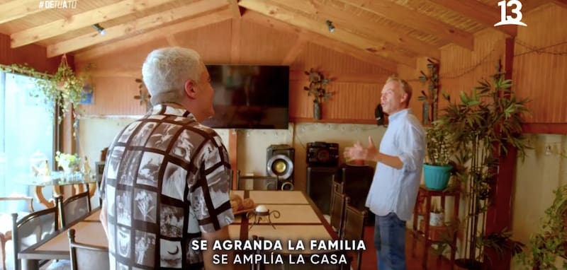 La ampliación de su casa. Créditos: Canal 13.