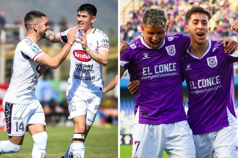 Deportes Melipilla y Concepción.