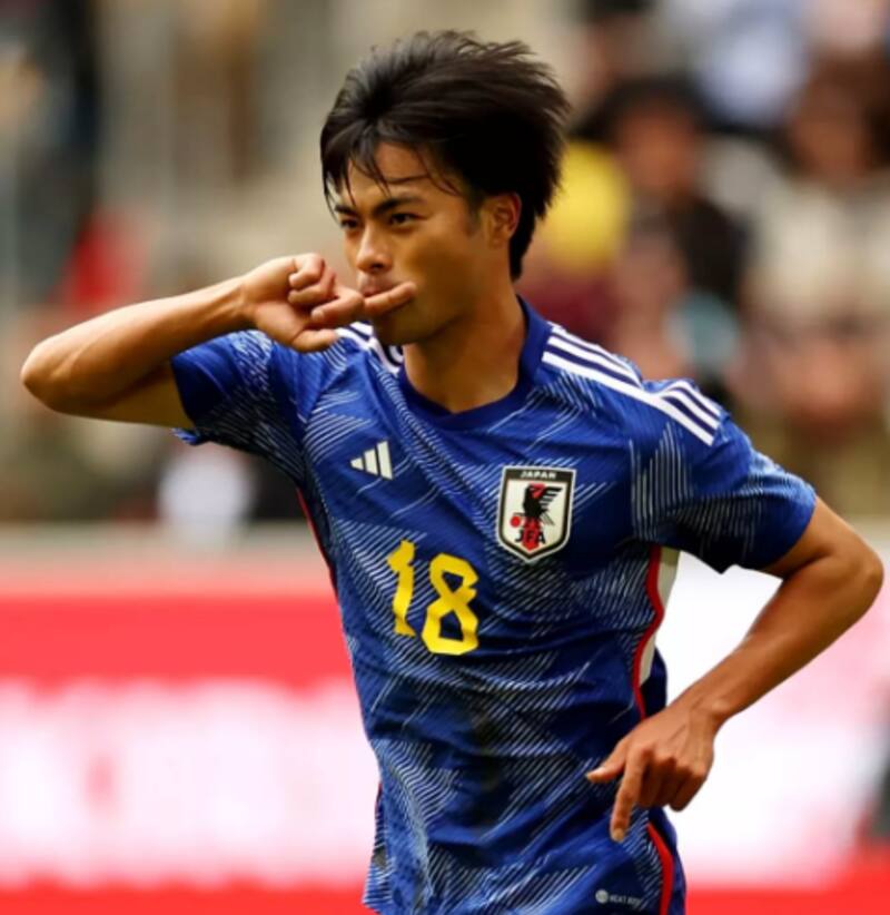 El japonés podría llegar al OM en vez de Darío Osorio. Foto: Selección de Japón.