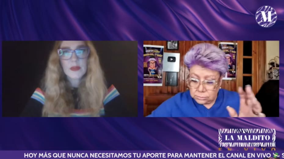 Paty Maldonado retorna a la transmisión de "Las Indomables". Foto: Youtube.