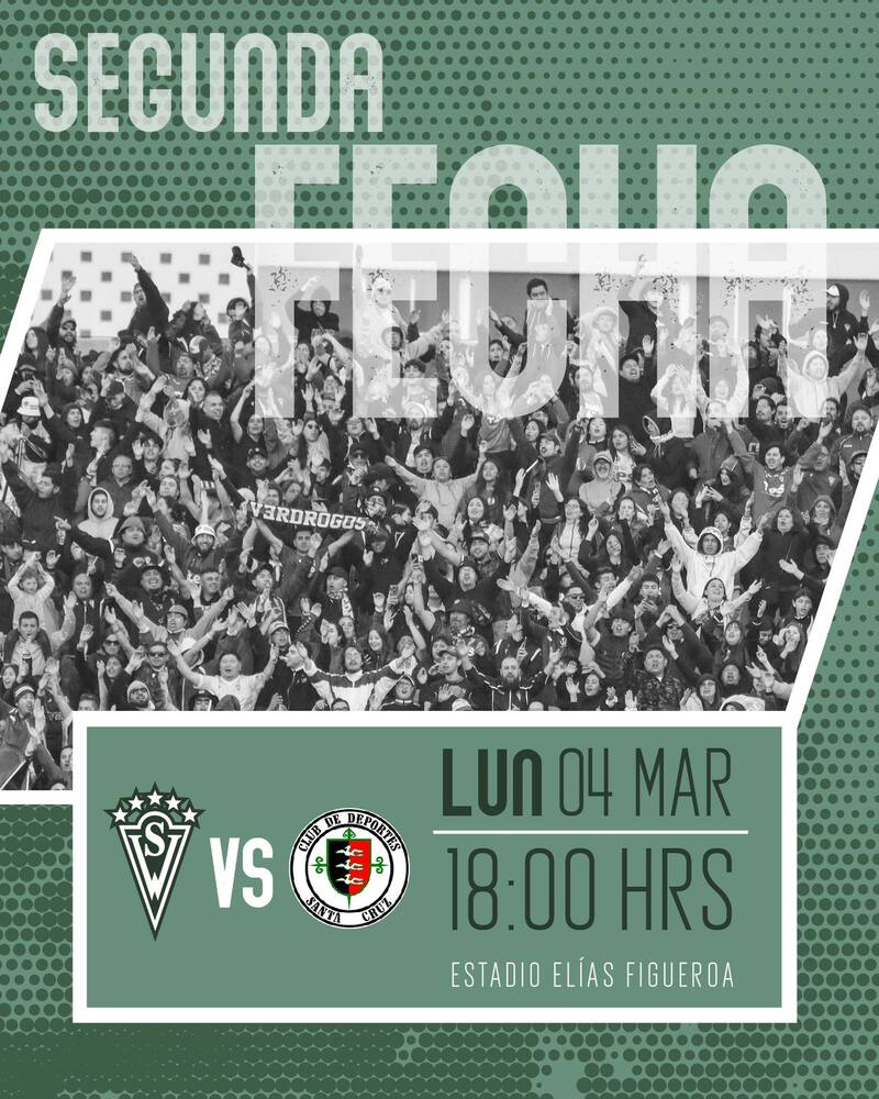 Wanderers y Santa Cruz jugarán este lunes.