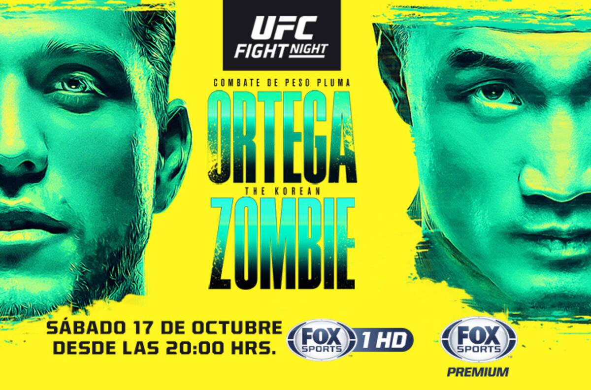 UFC Fight Island: Brian Ortega y "The Korean Zombie" protagonizarán el combate estelar