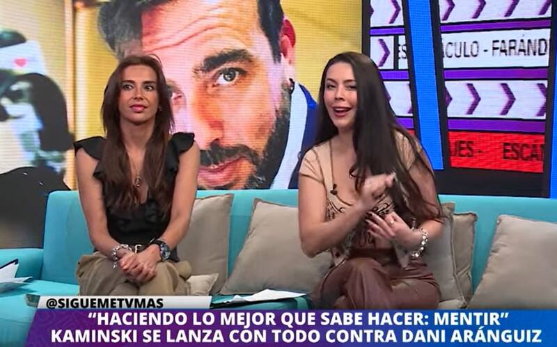Daniela Aránguiz encaró a Francisco Kaminski. Créditos: Pantallazo CHV