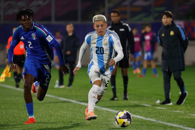 El futbolista argentino lanzó una picante frase contra Chile en el Mundial Sub 20. Foto: Agencia Aton.