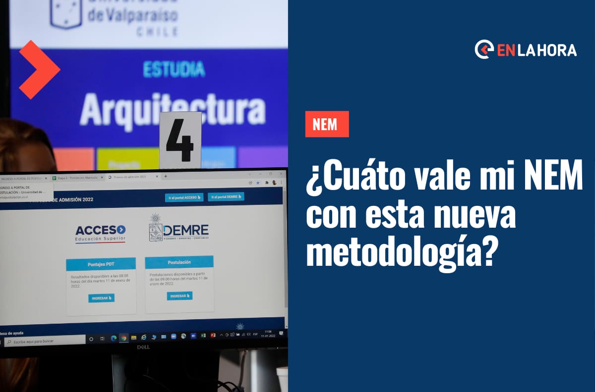NEM: ¿Cuánto vale tu promedio de notas para entrar a la universidad en la nueva escala de 100 a 1.000?