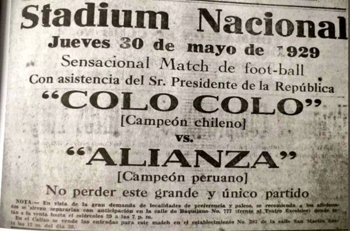 Hermandad: Colo Colo recordó emotivamente su primer partido con Alianza Lima
