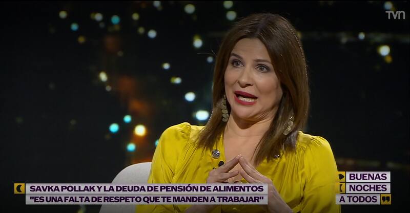 Savka Pollak habló de su crisis económica.