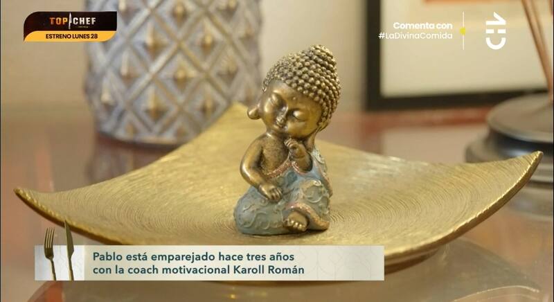 Uno de las figuras de su casa.