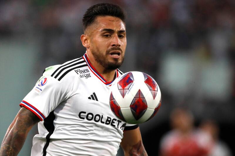 Marcos Bolados marcó apenas 3 goles en la temporada 2023 con Colo Colo (Foto: Photosport)