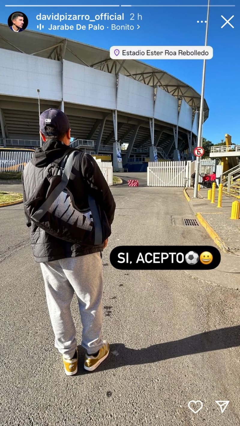 La historia que subió David Pizarro a su cuenta de Instagram