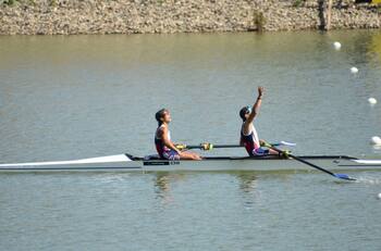 Pareja chilena se consagró campeona en el Mundial de Remo sub 23