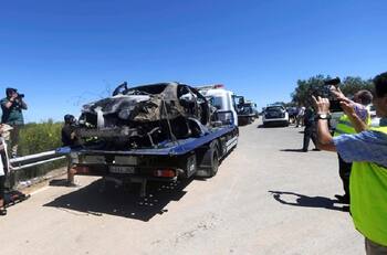 Revelan que José Antonio Reyes circulaba a 237 kilómetros por hora en su auto al momento del accidente