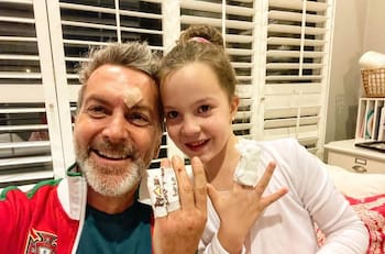 “La chochera extrema por mi mini profe”: Cristián Sánchez muestra la especial clase de ballet que le hizo su hija, Gracia