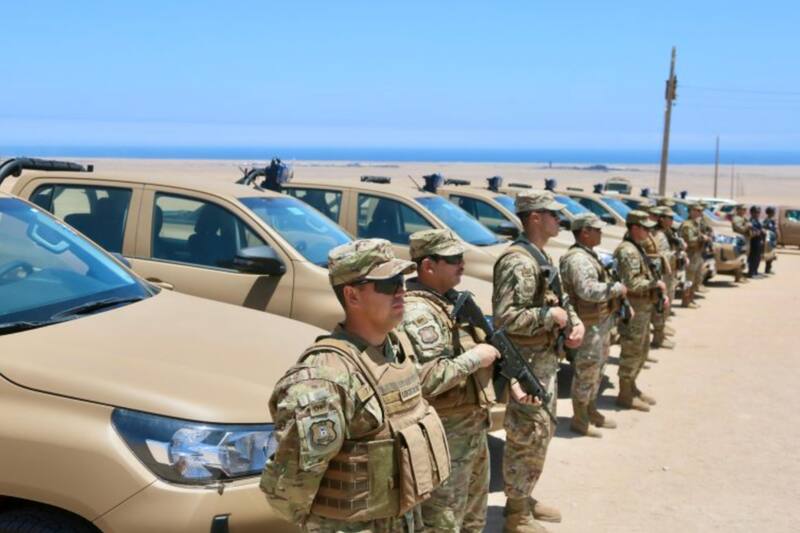 El Ejército de Chile recibió nuevas Toyota Hilux