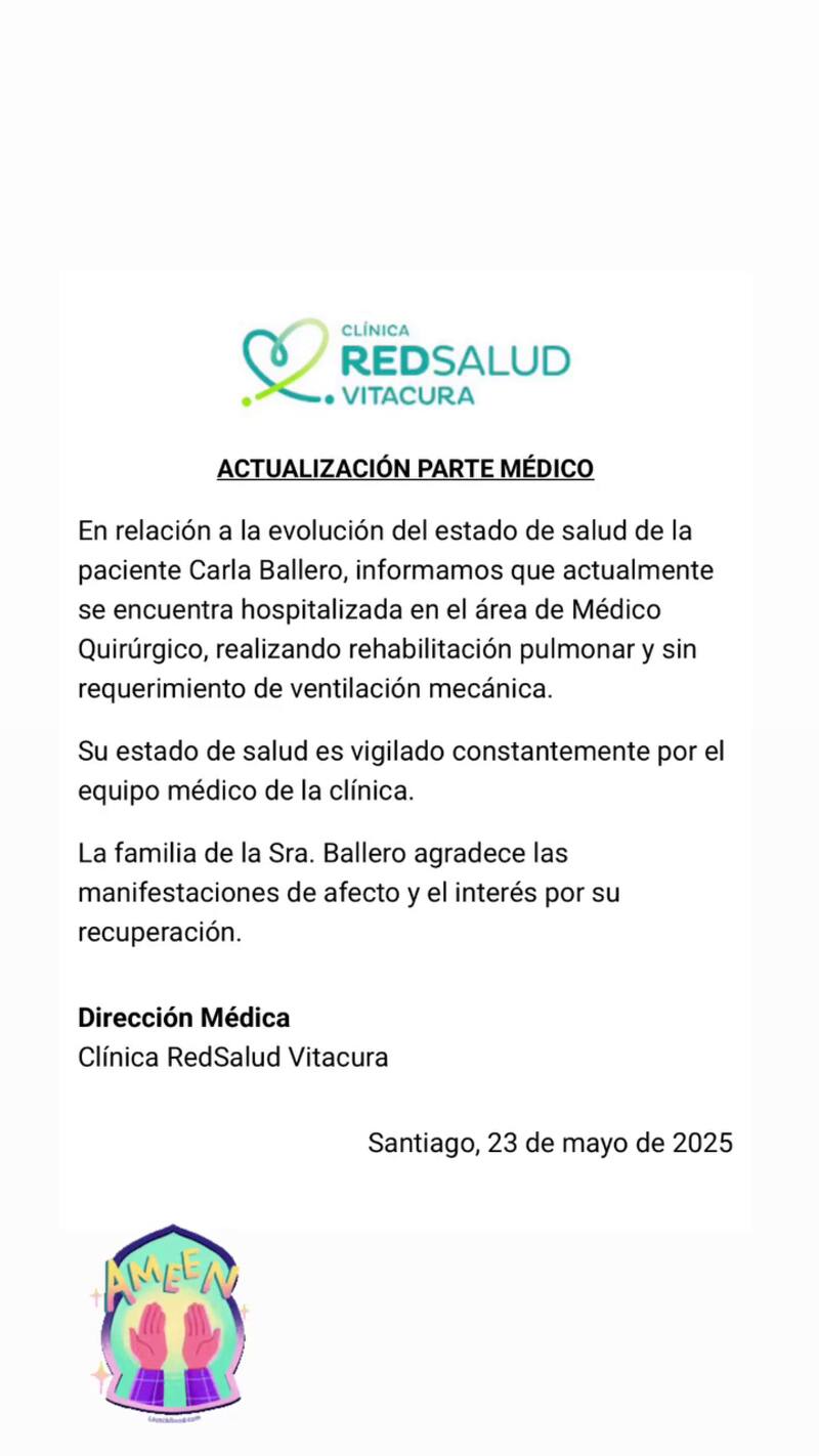Este fue el documento que publicó Álvaro Ballero en su cuenta de Instagram.