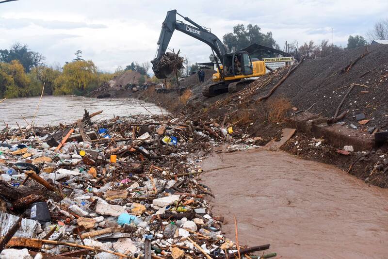 Este durante junio 2023 arrastró toneladas de basura tras un sistema frontal de lluvias.