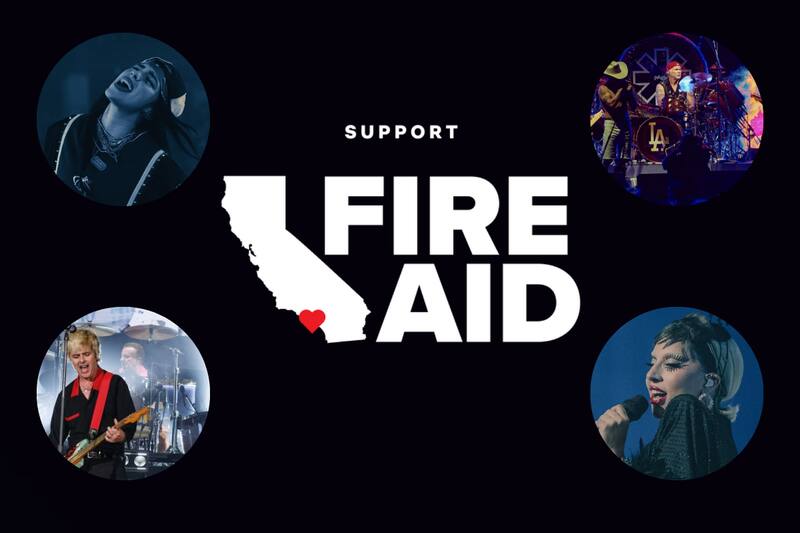 conoce a los artistas que tocarán en este concierto benéfico ante los incendios forestales en California.