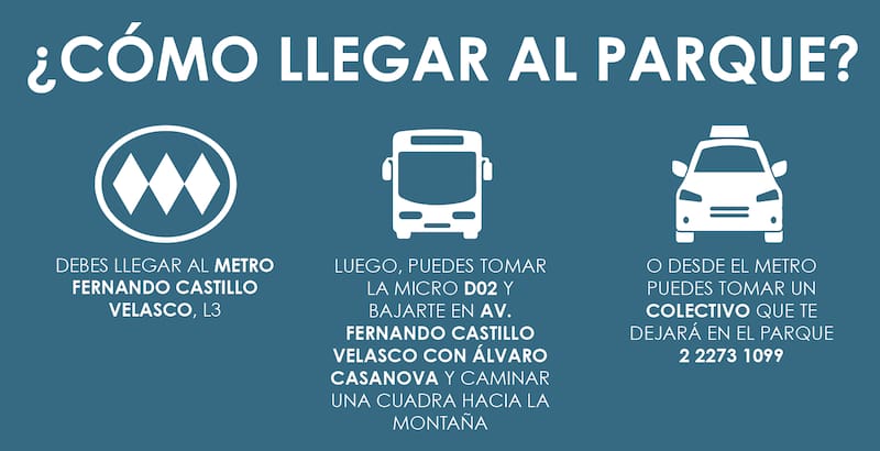 Siguiendo esta ruta podrás llegar al parque natural ubicado en La Reina. Foto: Parquemahuida.cl