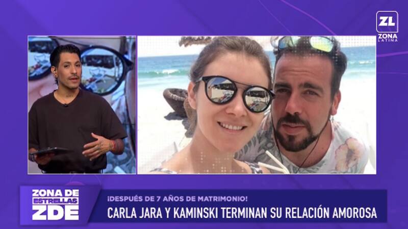 Francisco Kaminski confirmó el término de su relación con Carla Jara.