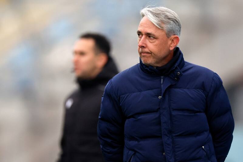 , entrenador de la Universidad Católica. Foto: Agencia Aton.