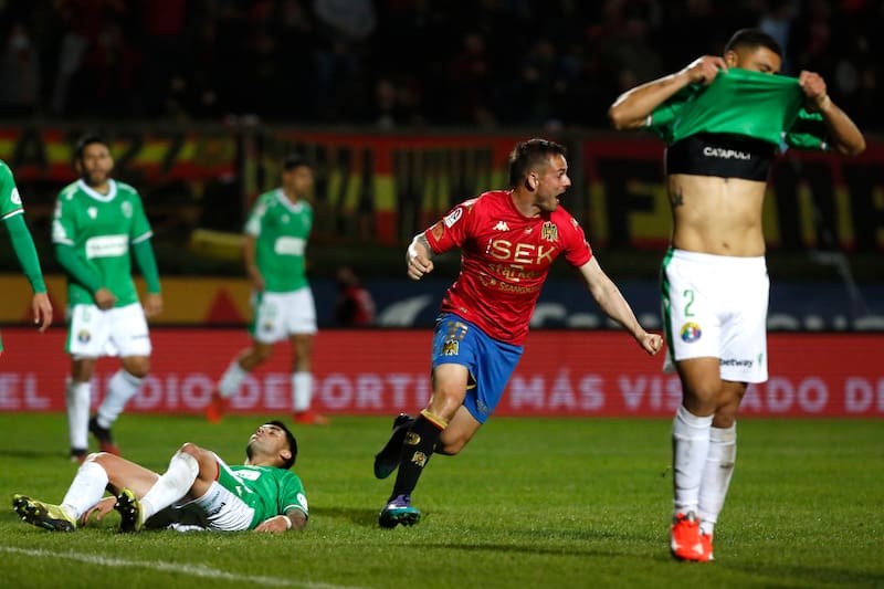 Octavio Rivero anotó cinco goles en su paso por Unión Española, antes de volver a Uruguay.