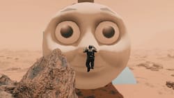 Thomas en Starfield: Mod reemplaza todas las naves por la locomotora azul