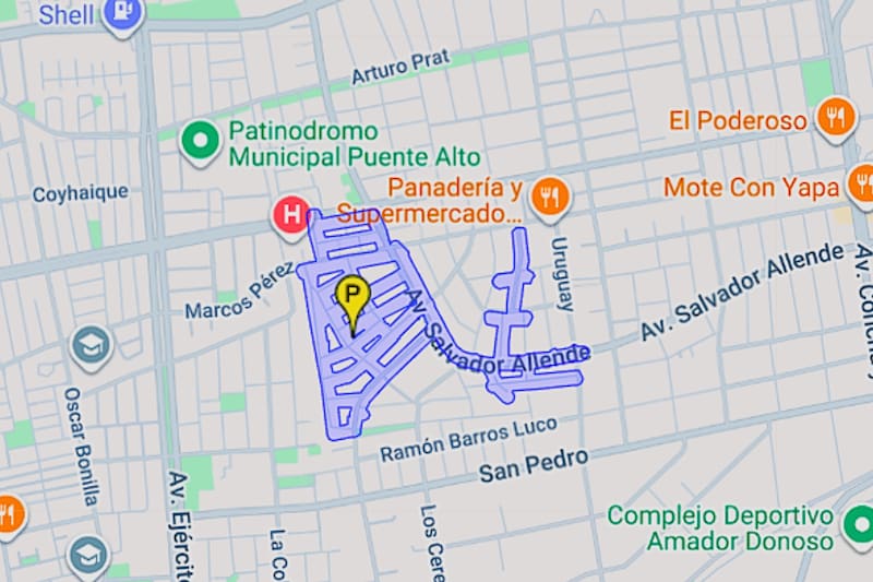 El sector de Puente Alto puede tener una interrupción de varias horas. Créditos: Aguas Andinas.