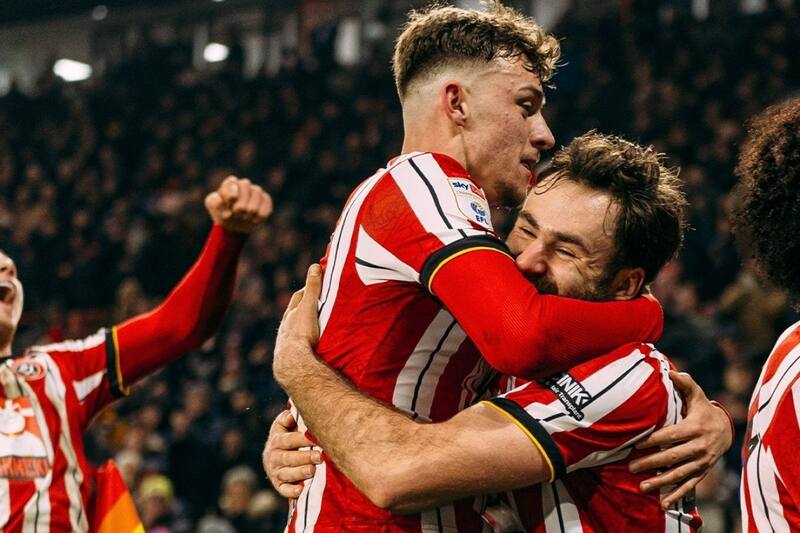 marcó su segundo gol en su regreso al Sheffield United.