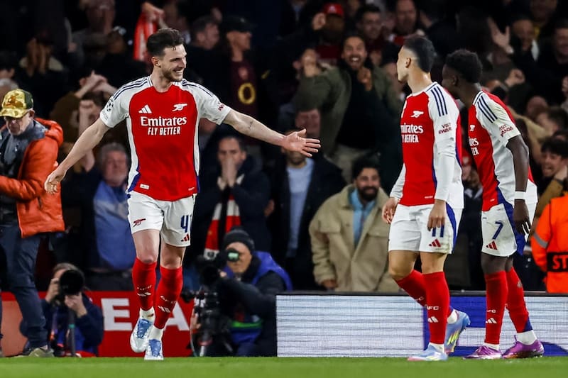 brilló hoy en el Arsenal vs. Real Madrid por Champions League. Foto: EFE.