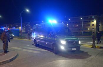 VIDEO | Así fue la llegada de Héctor Llaitul a la cárcel El Manzano 2 de Concepción