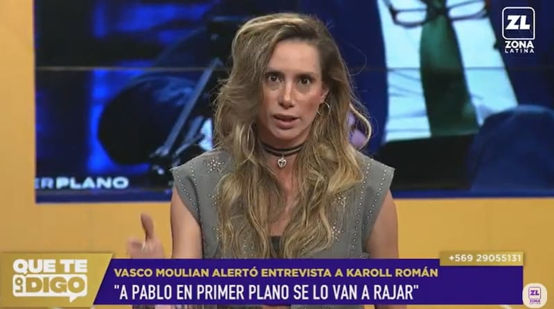 La pareja de Pablo Herrera estuvo invitada a Que te lo Digo. Créditos: Captura Zona Latina