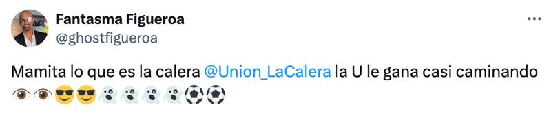 sobre el partido de la U.