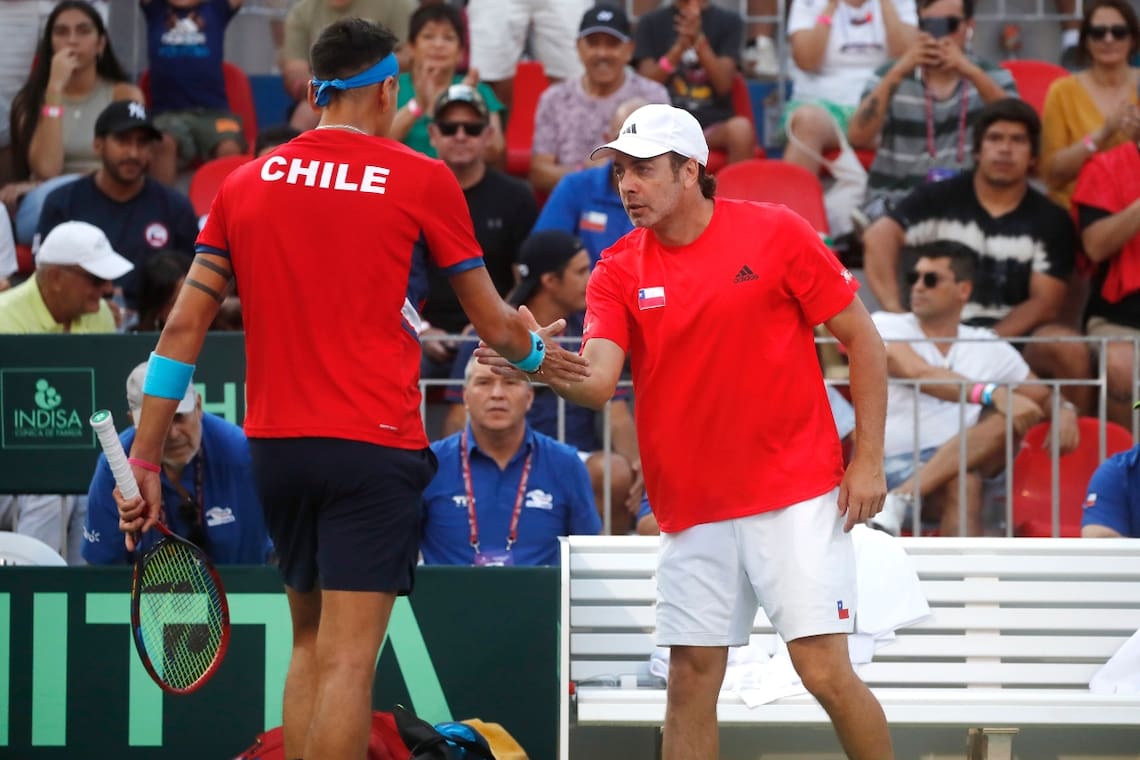 Tabilo está feliz con Massú como capitán, pero no le molestaría ver un cambio. Foto: Agencia Aton.