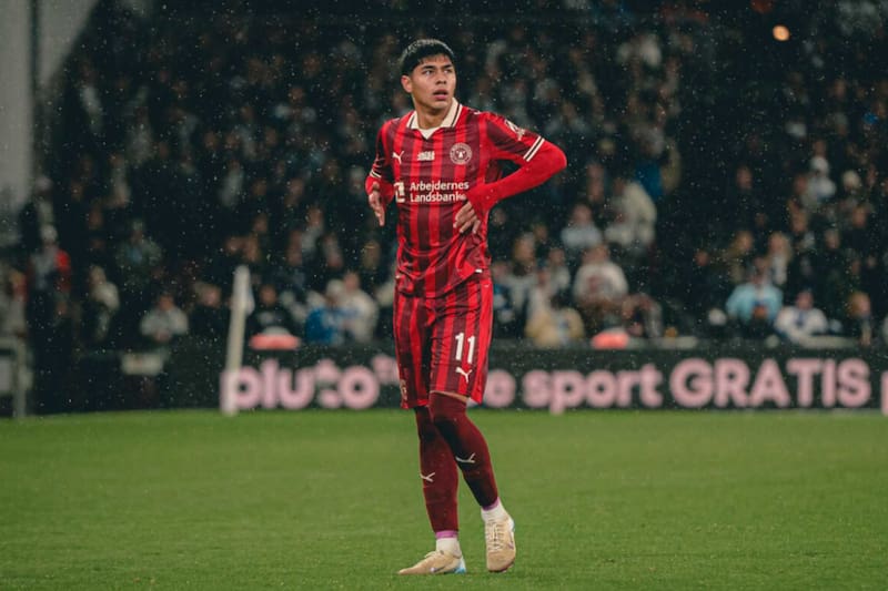 “Fui a una prueba a Wanderers y a los 10 años me fui a la U, un club muy bueno donde estoy feliz de haber pasado juventud”. Foto: FC Midtjylland Oficial