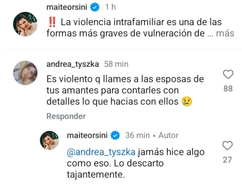 La diputada desmintió acusación de seguidora. Créditos: Instagram
